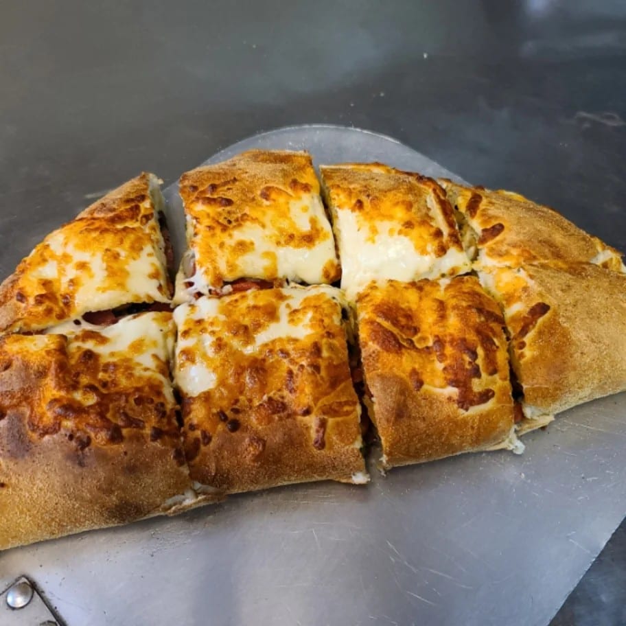 BBQ Chicken Bacon Ranch Calzone.