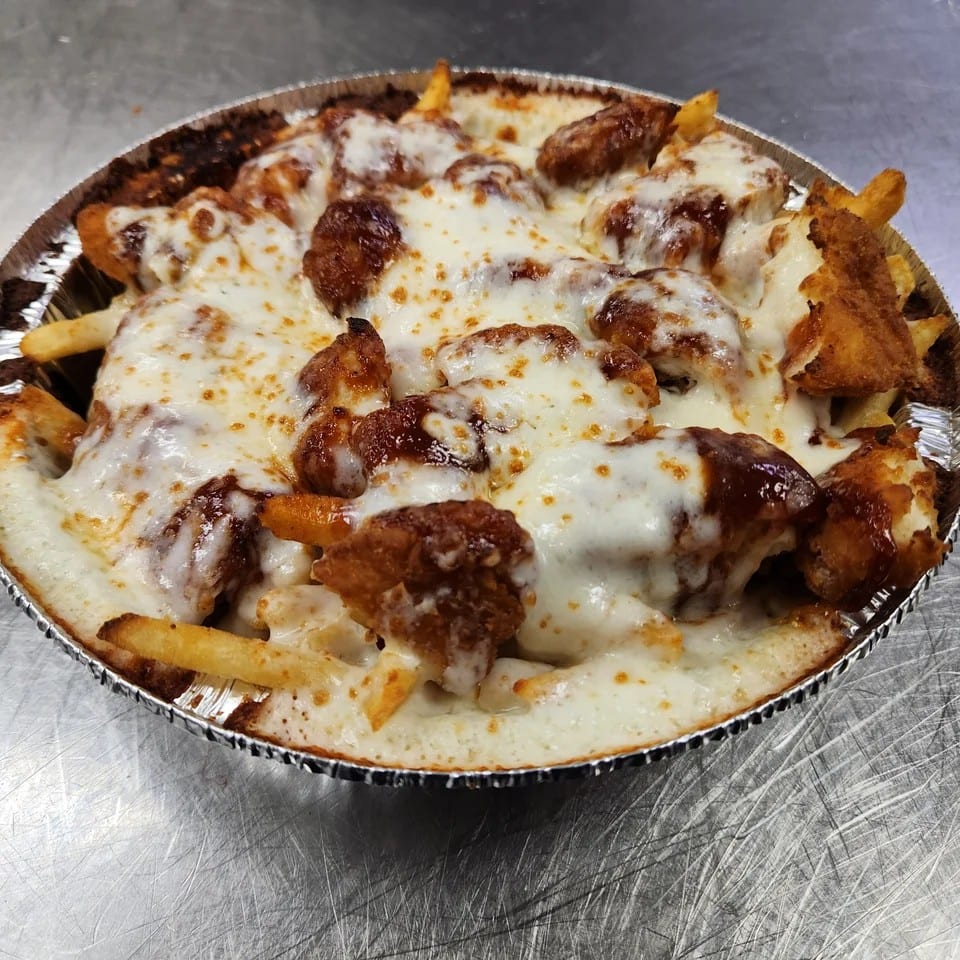 BBQ Ranch Chicken Fingers Fries.