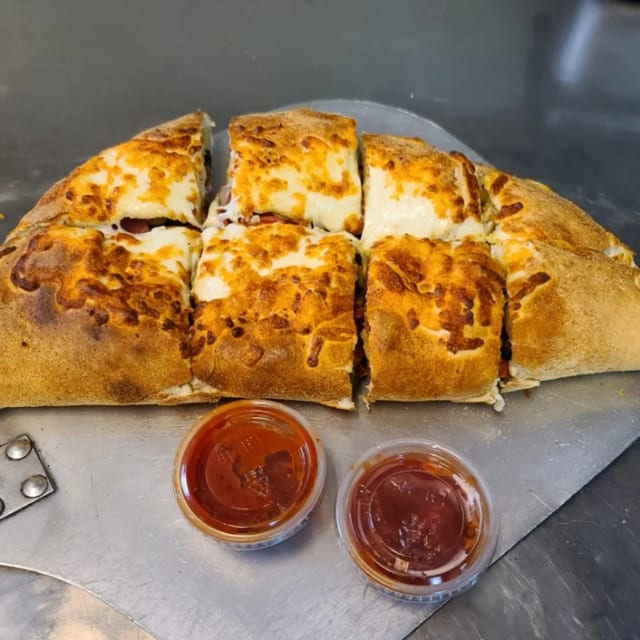 Chicken Parmesan Calzone.