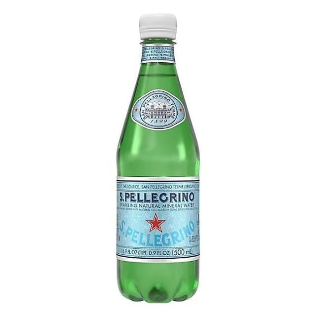 San Pellegrino Sparkling Natural Mineral Water.