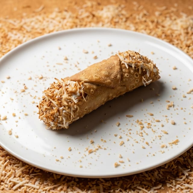 Toasted Coconut Cannoli.