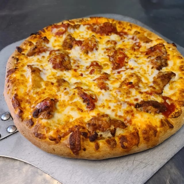 Chicken Parmesan Pizza.