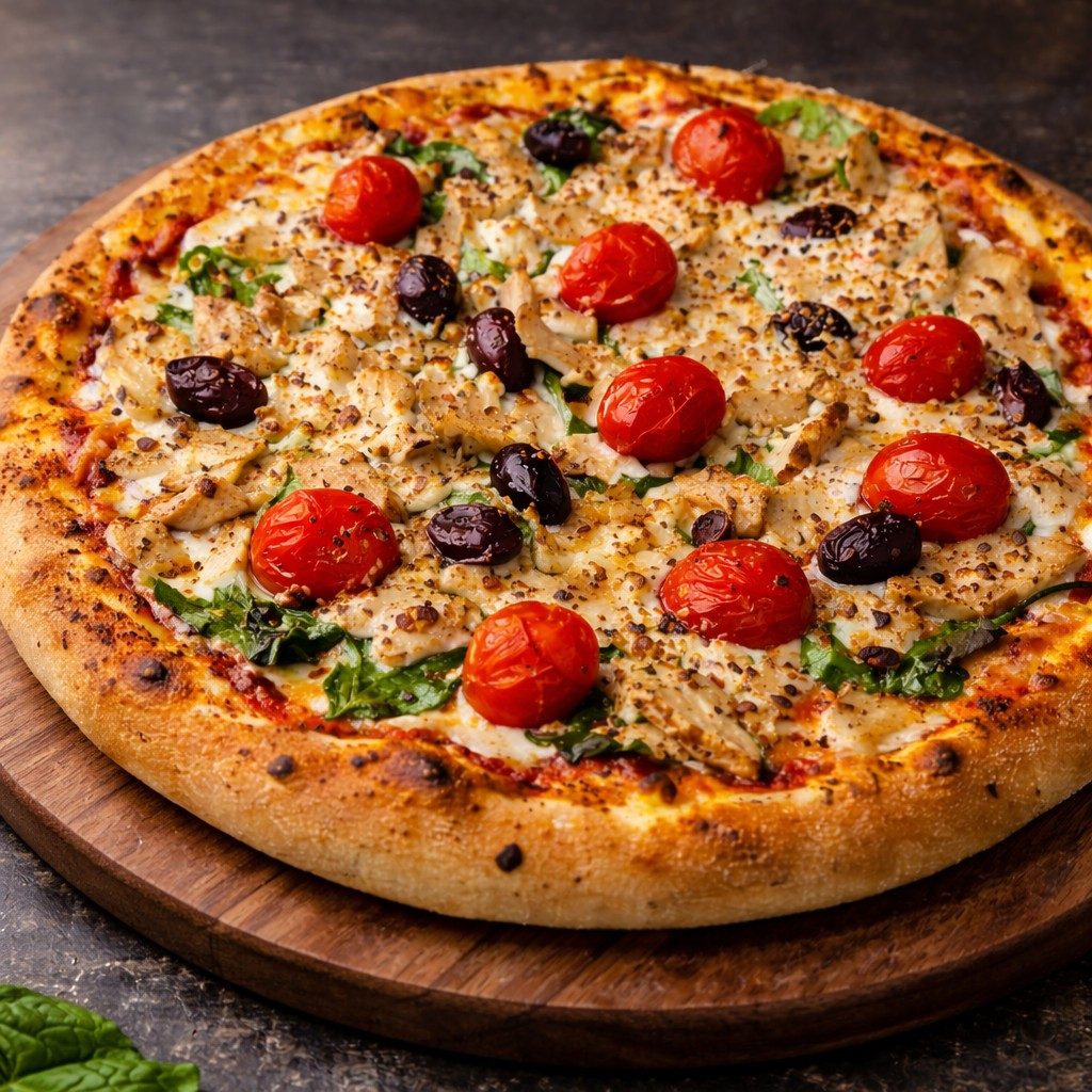 Artichoke Antipasto Pizza.