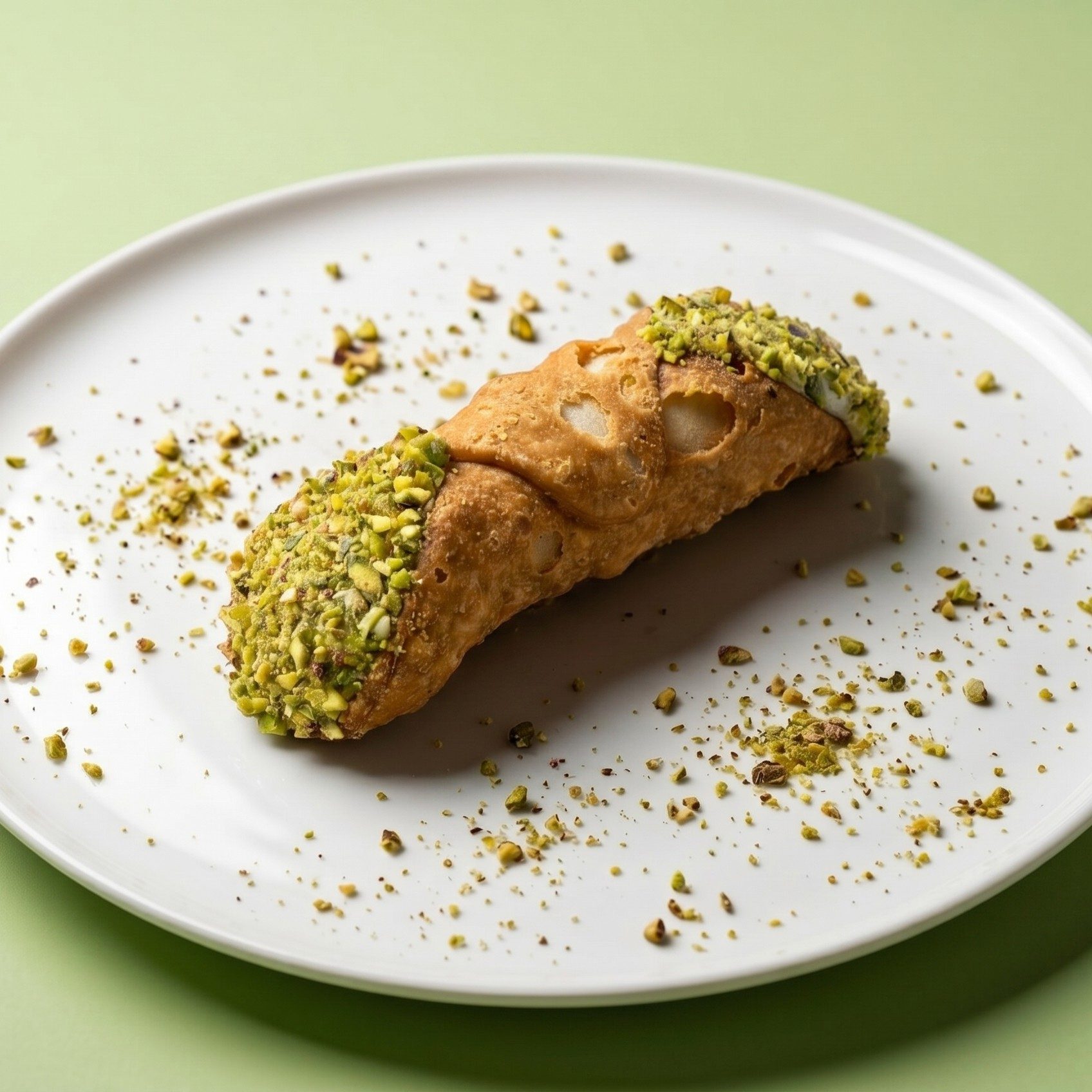 Pistachio Cannoli.