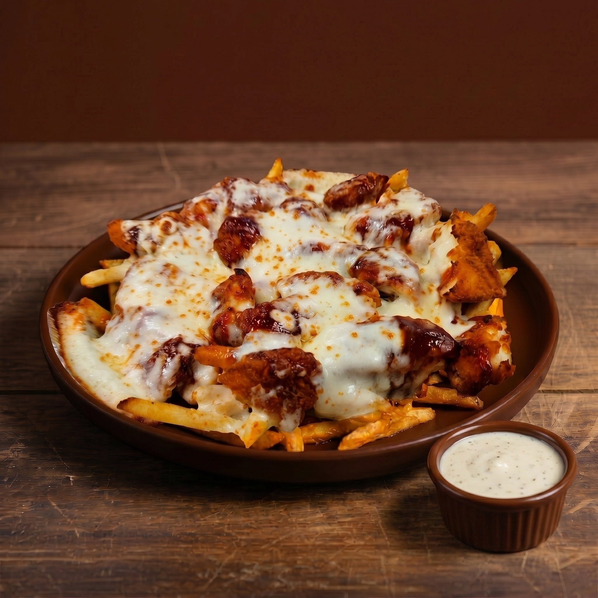 BBQ Ranch Chicken Fingers Fries.