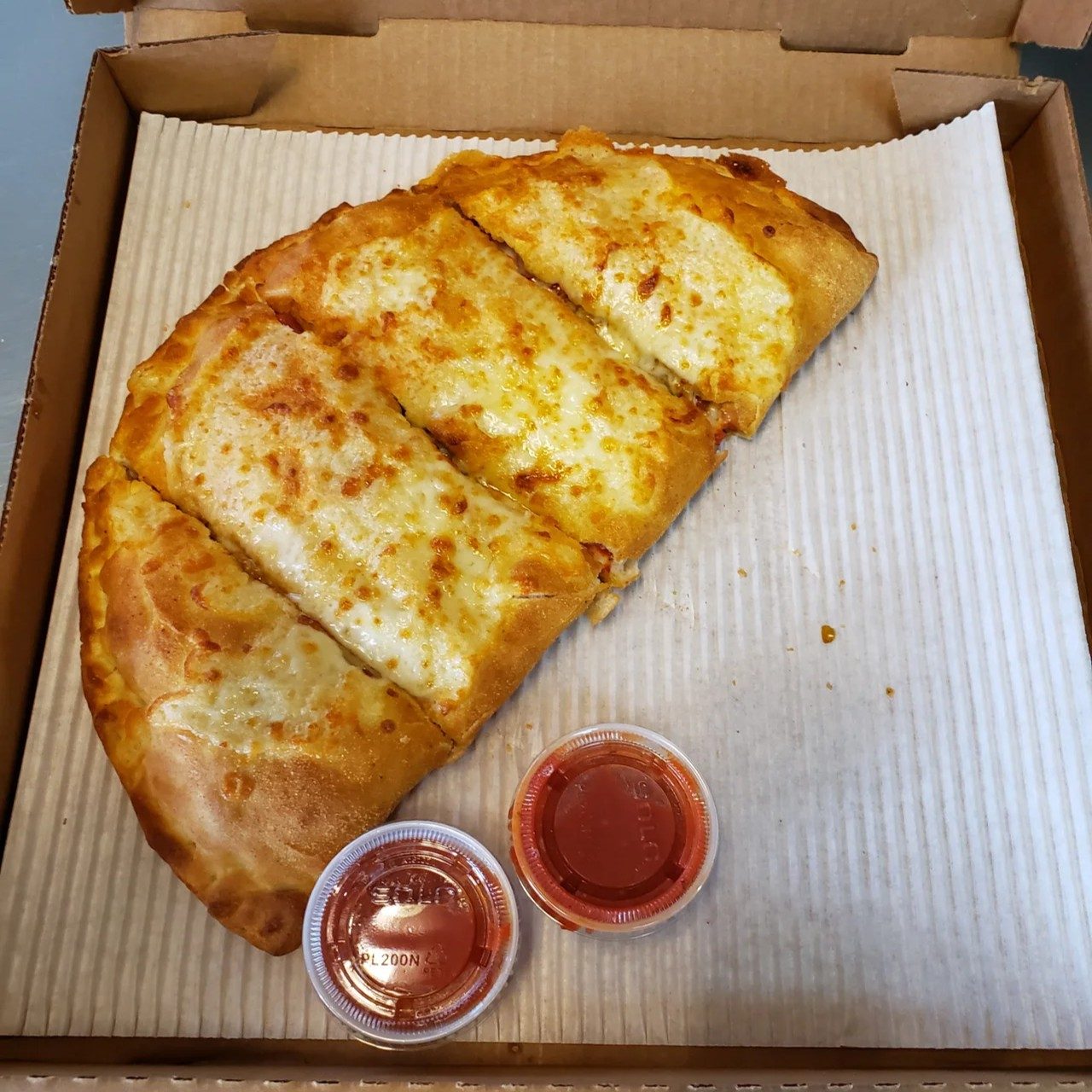 Buffalo Chicken Calzone.